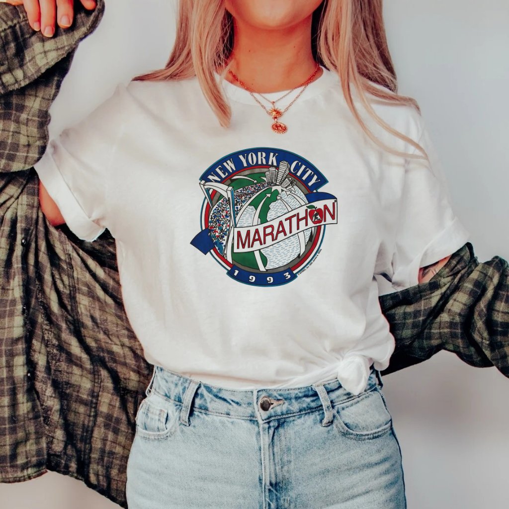 New York City Historic Running 1993 Shirt Nyc Marathon Unisex Tee Shirt Cottonpm